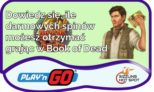 Darmowe spiny Book of Dead