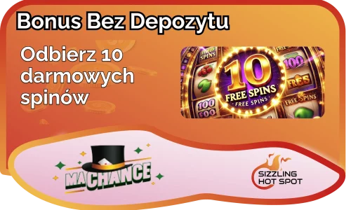 MaChance Casino bonus bez depozytu