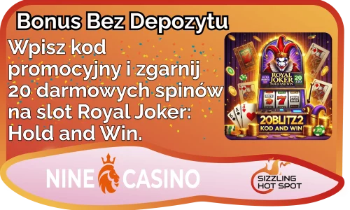 Nine Casino bonus bez depozytu