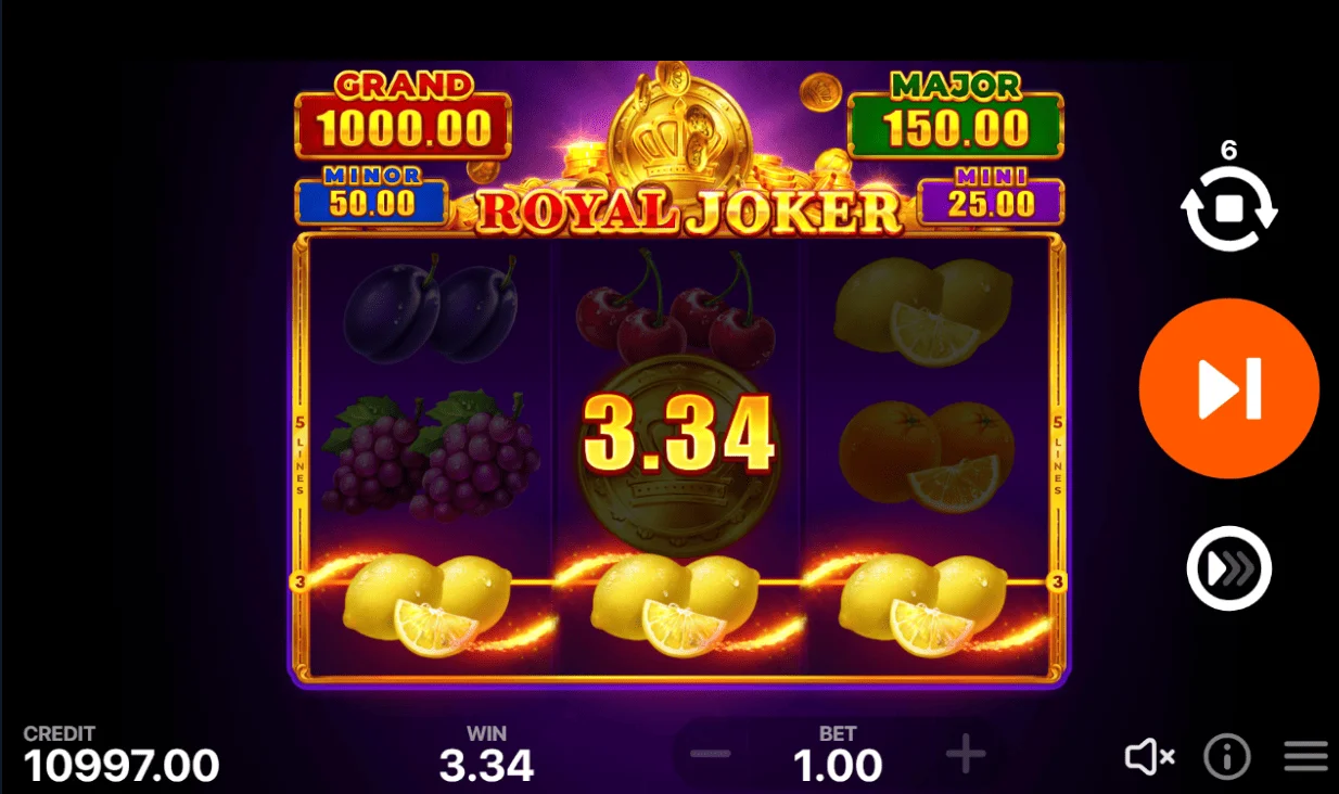 slot royal joker hold and win gra