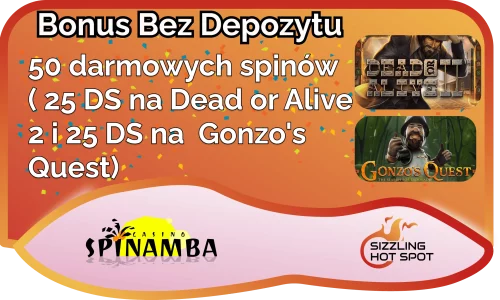 Spinamba bonus bez depozytu