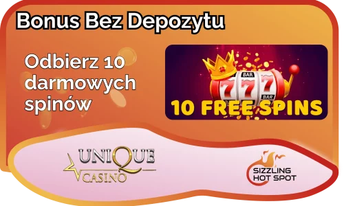 Unique Casino bonus bez depozytu